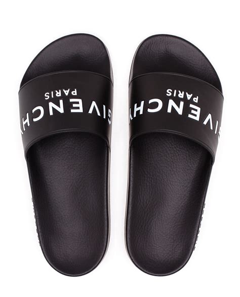 givenchy black logo pool slides